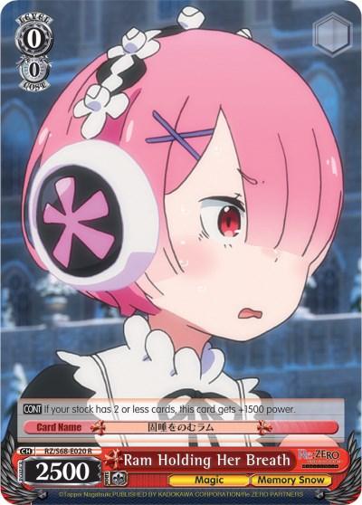 Ram Holding Her Breath (RZ/S68-E020 R) [Re:ZERO Memory Snow]