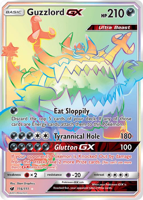 Guzzlord GX (116/111) [Sun & Moon: Crimson Invasion]