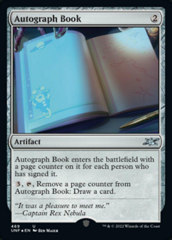 The image showcases an Artifact card from Magic: The Gathering's Unfinity set named 