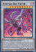 A Yu-Gi-Oh! trading card titled "Bystial Dis Pater [CYAC-EN041] Ultra Rare." The card features a dragon-like creature with large wings, purple and pink hues, and multiple limbs, set against a dark, cosmic background. It's a Level 10 Synchro/Effect Monster with 3500 ATK and DEF, holding powerful abilities from the Cyberstorm Access series.