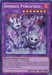 A "Yu-Gi-Oh!" trading card titled "Invoked Purgatrio [FUEN-EN030] Secret Rare." This Secret Rare features an illustration of a fusion monster with purple and red hues. It includes a humanoid figure alongside a fiery creature. Text at the bottom provides its abilities and stats: ATK 2300, DEF 2000. Part of the Fusion Enforcers set, it has a purple