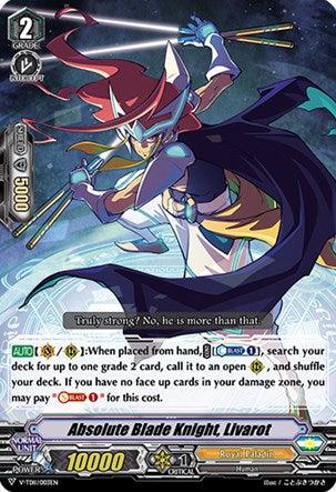 Absolute Blade Knight, Livarot (Parallel Foil) (V-TD11/003EN) [Altmile]