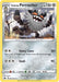 A Pokémon Galarian Perrserker (085/159) [Sword & Shield: Crown Zenith] from the Sword & Shield series featuring Galarian Perrserker, a white and gray feline with an orange-tipped beard and fierce expression. This Metal-type Stage 1 card boasts 120 HP and details its moves: Sharp Claws and Slash. It evolves from Galarian Meowth, depicted in a foggy, forested background.