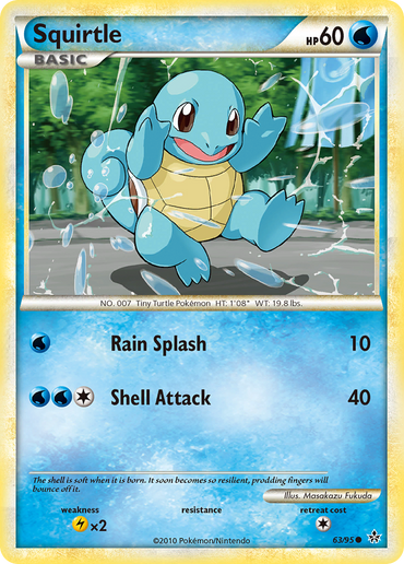 Squirtle (63/95) [HeartGold & SoulSilver: Unleashed]