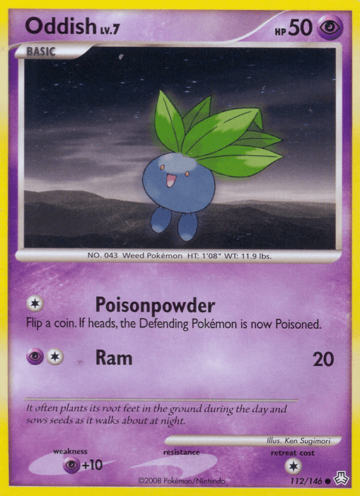 Oddish (112/146) [Diamond & Pearl: Legends Awakened]