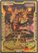 A Yu-Gi-Oh! Field Center Card: Darkness Metal, the Dragon of Dark Steel (Back to Duel) Promo featuring a dragon with black and red armor, surrounded by flames. The card has gold borders and the "Yu-Gi-Oh!" logo in the top right corner. This promo card includes "EXTRA MONSTER ZONE" on both sides and "FIELD CENTER CARD" at the bottom center.