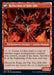 The image is of a Magic: The Gathering card titled "Fable of the Mirror-Breaker // Reflection of Kiki-Jiki [Kamigawa: Neon Dynasty]." It is a red Enchantment Creature card, subtype Goblin Shaman. The artwork depicts a fierce red goblin engulfed in flames, reflected in shattered glass. The card's power/toughness is 2/2.