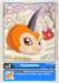 A Digimon card from the "Battle of Omni Pre-Release Promos" featuring Tsunomon, a cute, orange Digi-Egg with a black horn and big blue eyes, set against a snowy background with snow-covered trees. The card is labeled "Digi-Egg," "BT5-002." Text reads: Your Turn: While this Digimon has [Garurumon].