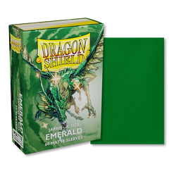 Dragon Shield: Japanese Size 60ct Sleeves - Emerald (Matte)