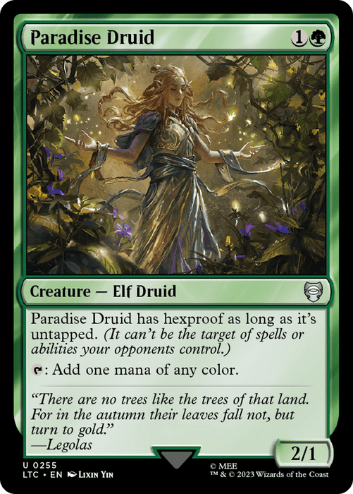 Paradise Druid [The Lord of the Rings: Tales of Middle-Earth Commander]