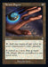 A card from Magic: The Gathering titled "Arcane Signet (Retro) [The Brothers' War Commander]." The image depicts a hand hovering over a glowing, blue sigil. This Artifact can be tapped to add one mana of any color in your commander's color identity. Text reads: "It started as a mere drop of water. The Magic Mirror crystallized it into much more." Illustration by Dan Scott.