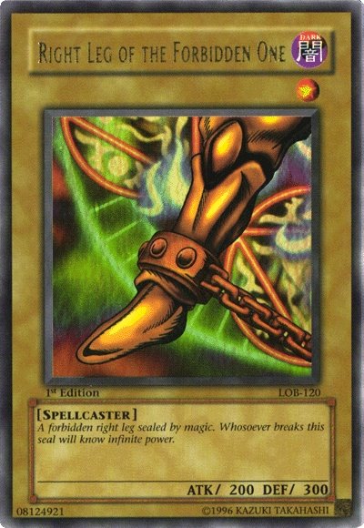 The image displays a Yu-Gi-Oh! card named 