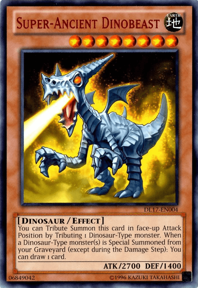 Super-Ancient Dinobeast (Red) [DL17-EN004] Rare