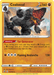 A Pokémon card features Coalossal (107/192) [Sword & Shield: Rebel Clash], a rock and fire type from the Sword & Shield: Rebel Clash set. This Holo Rare card depicts Coalossal as a towering, black rock creature with a fiery, glowing red core and coal on its back. The card details include 160 HP, moves Tar Generator and Flaming Avalanche. Weakness, retreat cost, and Dragon Majesty logo are shown.