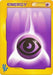A Psychic Energy (JP VS Set) [Miscellaneous Cards] with a predominantly purple color. At the center, there is a black eye symbol with a purple background, representing Psychic Energy. The card has a yellow border with "ENERGY" written at the top. In the bottom left corner, there is a blue "VS" logo, making it stand out among Pokémon cards.