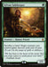 The Sylvan Safekeeper [Commander Anthology] card from Magic: The Gathering features a green background with an illustration of a Creature — Human Wizard characterized by long hair and flowing garments. The card text details the ability to grant shroud by sacrificing a land and includes a quote from an Oakhide druid.