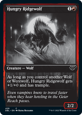 Hungry Ridgewolf [Innistrad: Double Feature]