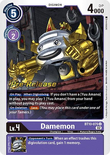 The Digimon trading card titled 