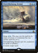 A Magic: The Gathering card titled "Overwhelming Denial [Oath of the Gatewatch]." It costs 2 and 2 blue mana to cast and is an instant spell from the Oath of the Gatewatch set with card number 61/184. The artwork depicts a tumultuous ocean with a sorcerer casting a spell. Text says it can't be countered and counters target spell.
