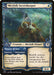 Magic: The Gathering card titled "Merfolk Secretkeeper // Venture Deeper (Showcase) [Throne of Eldraine]," a Merfolk Wizard cradling a human in an enchanting underwater scene. The card features blue tones and intricate borders. Text: "Venture Deeper - Target player puts the top four cards of their library into their graveyard." Power/Toughness: 0/4.