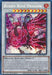 A Yu-Gi-Oh! trading card titled "Ruddy Rose Dragon [MP22-EN077] Prismatic Secret Rare" from the 2022 Tin of the Pharaoh's Gods. This Prismatic Secret Rare Synchro/Effect Monster showcases a vibrant red dragon with floral rose elements integrated into its design, wings spread wide. It boasts attack (3200) and defense (2400) statistics.