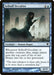 The image shows the Magic: The Gathering card "Selhoff Occultist [Innistrad]," a Human Rogue from the Innistrad set. The card artwork depicts a hooded figure standing in a foggy, graveyard-like setting with large monoliths. It has a casting cost of 2 and a blue mana symbol. This 2/3 creature mills the top card of a target player's library when