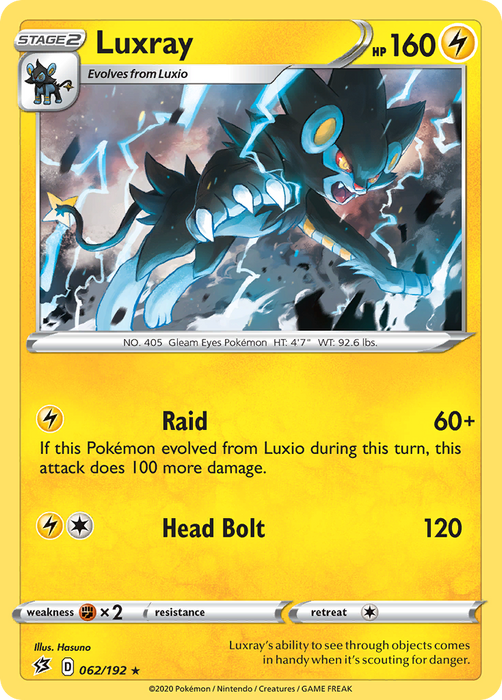 Luxray (062/192) [Sword & Shield: Rebel Clash]