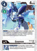 An image of a Digimon card featuring Eosmon. It has a blue and white insect-like creature with purple and black wings. The card, labeled Eosmon [BT6-083] (Tamer Party Vol. 5) [Double Diamond Promos], boasts 4000 DP and a play cost of 4, showcasing "On Play" and "When Attacking" effects.