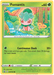 A Pokémon Fomantis (014/163) [Sword & Shield: Battle Styles] card for Fomantis, a Basic Grass-type from the Sword & Shield Battle Styles series with 60 HP. The card features an illustration of Fomantis with large, wide eyes and leaf-like appendages, standing in a vibrant, colorful forest. The attack "Continuous Slash" deals 20 damage per successful coin flip. The card is numbered 014/163.