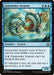 A Magic: The Gathering card titled "Gearseeker Serpent [Kaladesh]" from the Kaladesh set. The card showcases a large mechanical serpent rising from the water, with metallic gears and parts. It details its abilities and has a power/toughness of 5/6, denoted by KLD, number 48/264.