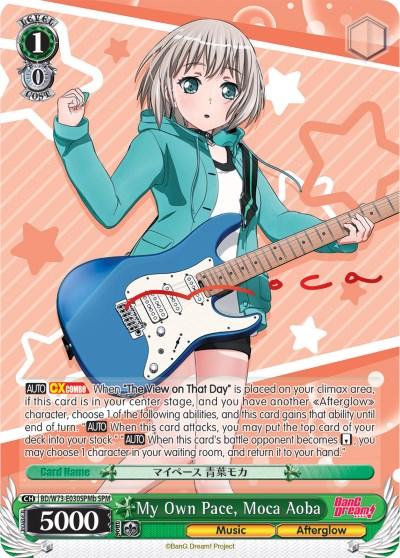 My Own Pace, Moca Aoba (BD/W73-E030SPMb) [BanG Dream! Vol.2]