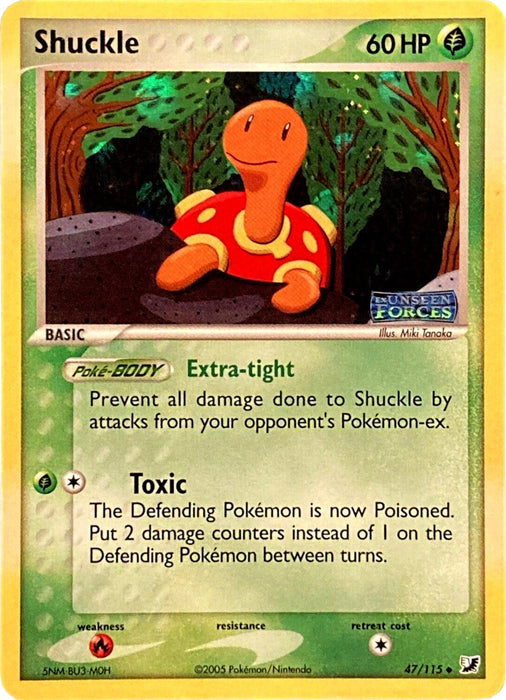 Shuckle (47/115) (Stamped) [EX: Unseen Forces]