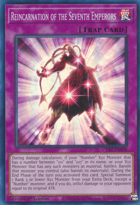 Reincarnation of the Seventh Emperors [CYAC-EN098] Super Rare