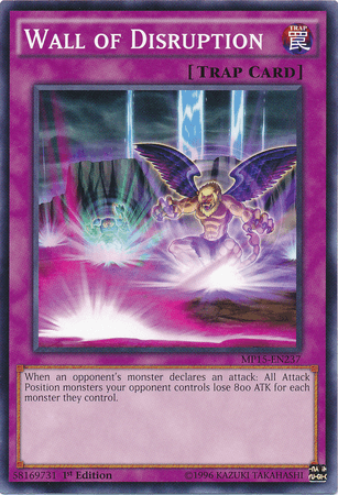 An illustration of a Yu-Gi-Oh! Trap Card named 