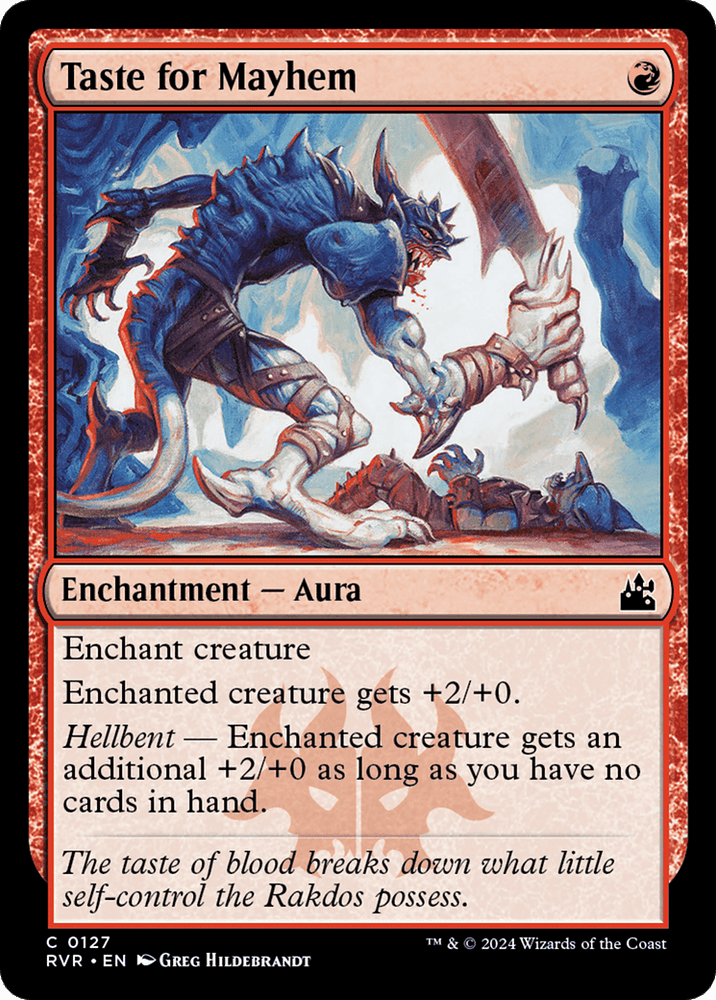 Taste for Mayhem [Ravnica Remastered]