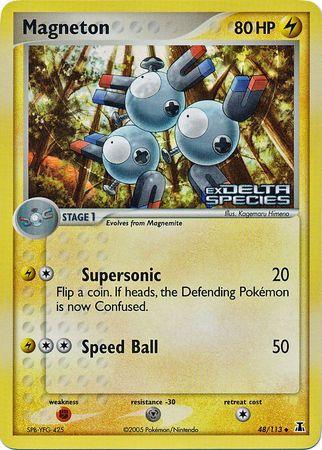 Magneton (48/113) (Stamped) [EX: Delta Species]