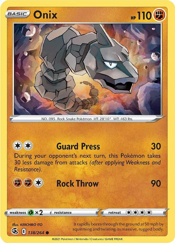 Onix (138/264) [Sword & Shield: Fusion Strike]