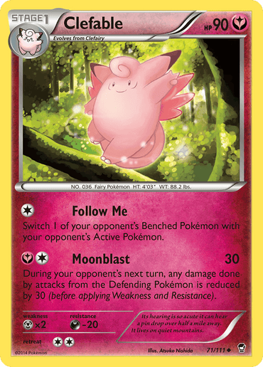 Clefable (71/111) [XY: Furious Fists]