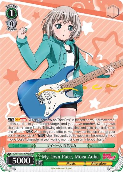 My Own Pace, Moca Aoba (BD/W73-E030SPMa) [BanG Dream! Vol.2]