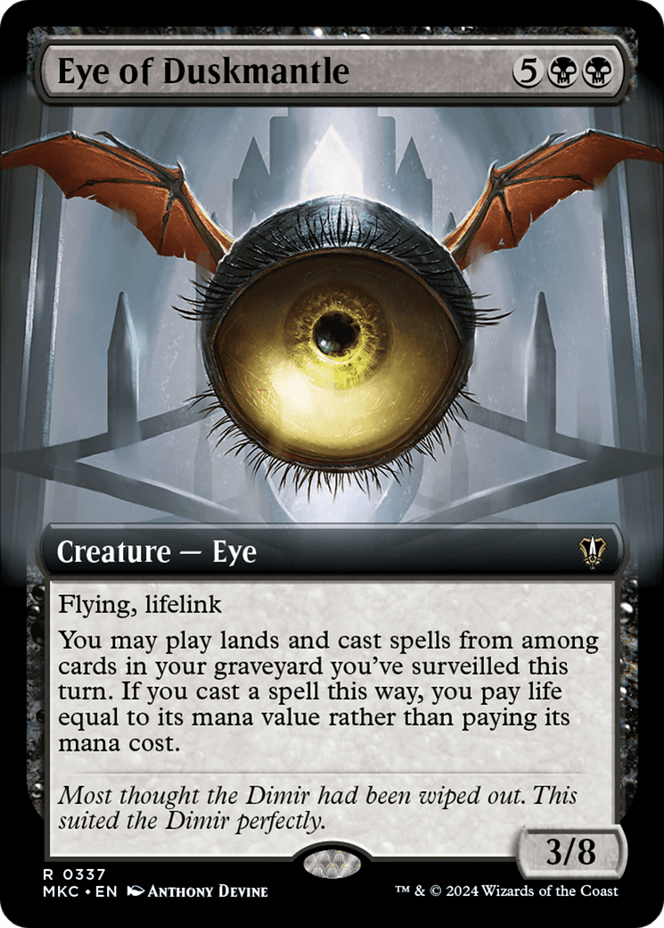 Eye of Duskmantle (Extended Art) [Murders at Karlov Manor Commander]