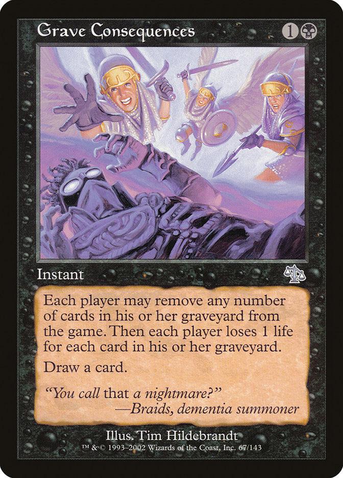 The image features a Magic: The Gathering card called 