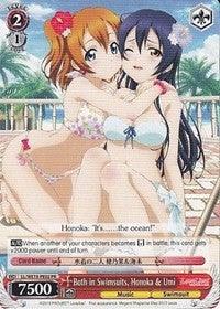 Both in Swimsuits, Honoka & Umi (LL/WE19-PE02 PR) [Promotional Cards]