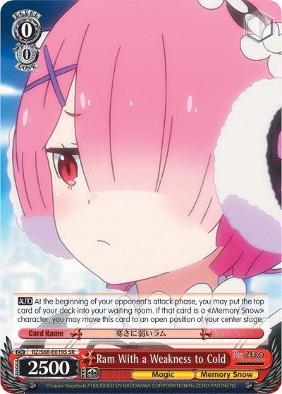 Ram With a Weakness to Cold (RZ/S68-E019S SR) [Re:ZERO Memory Snow]