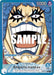 A Bandai Emporio.Ivankov (Alternate Art) [Paramount War] trading card displaying Emporio Ivankov, a character with exaggerated makeup, large eyes, and a wide open mouth. The Leader card has a "5000" power value at the top and reads "End of Your Turn: If you have 0 cards in your hand, draw 2 cards." OP02-049 and “SAMPLE” are printed across the center.