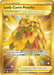A "Leafy Camo Poncho (214/195) [Sword & Shield: Silver Tempest]" Trainer Item card from Pokémon. The card, part of the Silver Tempest expansion for Sword & Shield, features art of a leafy cloak with autumn-colored leaves and a glowing, sparkling background. Attach this Pokémon Tool to negate effects of opponent's Supporter cards on Pokémon VSTAR or VMAX.