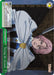 Image of a trading card featuring an anime character with pink hair and a white cloak. The character has a serious expression and is tied with ropes against a wooden structure. The card, titled "Testing the Ground (SDS/SX03-T20R RRR) [The Seven Deadly Sins]," is from Bushiroad and comes in the Triple Rare category, detailing character attributes and in-game effects.