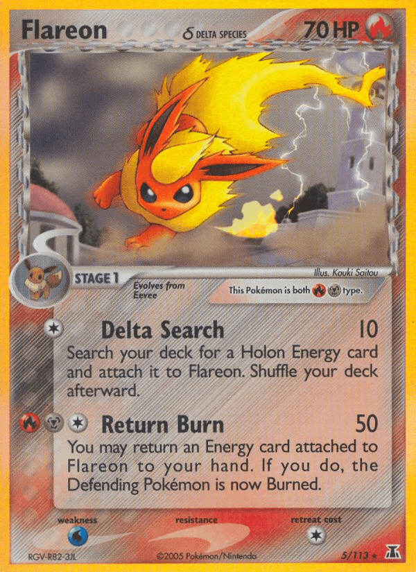 Flareon (5/113) (Delta Species) [EX: Delta Species]