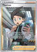A Pokémon trainer card from the Sword & Shield series depicts Thorton, a character with black hair wearing a cap and a green and white outfit. He is holding a smartphone and pointing forward. The Ultra Rare card text explains Thorton's ability to swap a Basic Pokémon from the discard pile with one in play, with all conditions remaining. The card name is Thorton (195/196) [Sword & Shield: Lost Origin] by Pokémon.