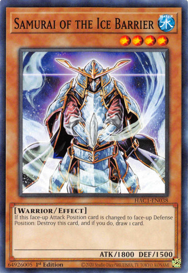 Samurai of the Ice Barrier [HAC1-EN038] Common