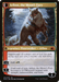 A Magic: The Gathering card named "Arlinn, the Pack's Hope // Arlinn, the Moon's Fury [Secret Lair: From Cute to Brute]" depicts a fierce werewolf under a full moon. This Mythic Legendary Planeswalker has abilities adding red and green mana, transforming into a 5/5 Werewolf creature with trample, indestructible, and haste.